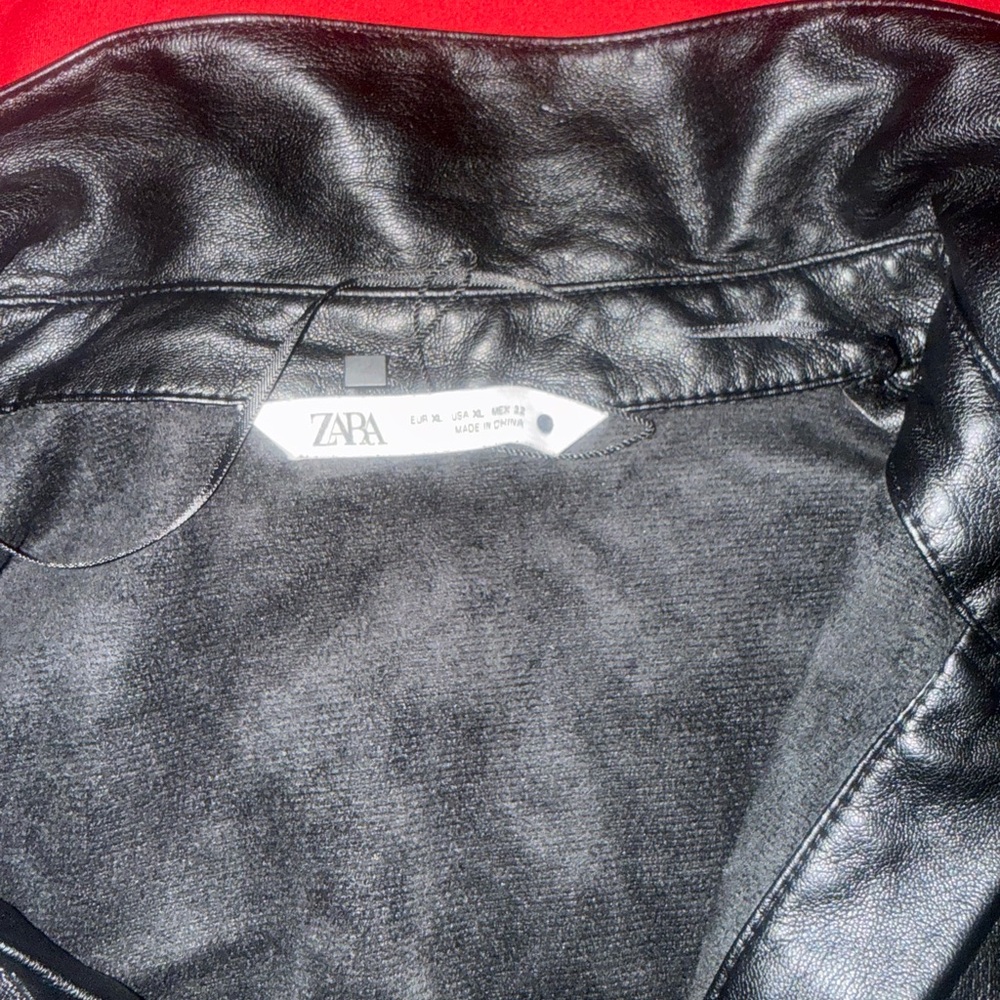 Zara Black Faux Leather Jacket - Timeless Edge
